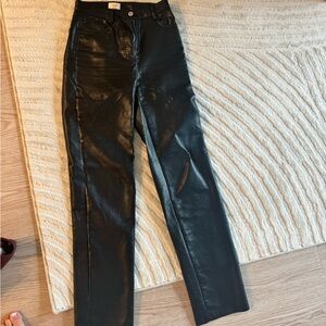 Aritzia Melina Pant. Wilfred Black Leather